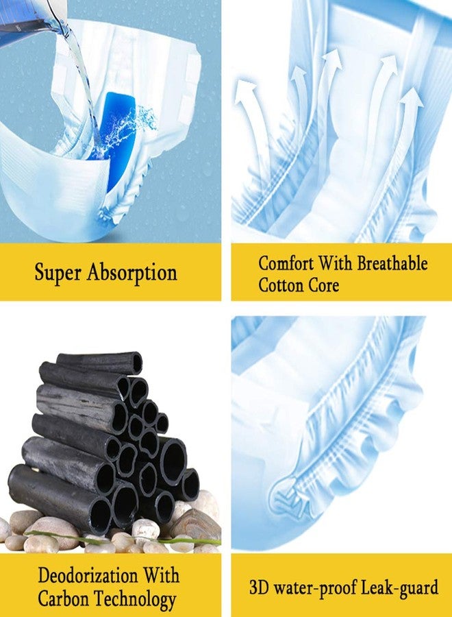 دونو حفاضات دونو للكلاب للاستخدام مرة واحدة، حفاضات للجراء، مناسبة للاستخدام الداخلي والخارجي، وسفر الحيوانات الأليفة، تمتص الروائح الكريهة وتزيل رائحة البول بتقنية الكربون، 26 قطعة - Image 4